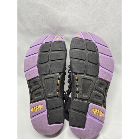 Keen Uneek Braided Bungee Sandals -Women's US 6- Black Purple - Hiking Sandals - Picture 7 of 8
